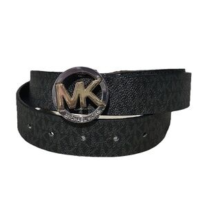 Michael Kors Belt Black brown Trendy Chic Women’s Silver Gold 42 inch reversible